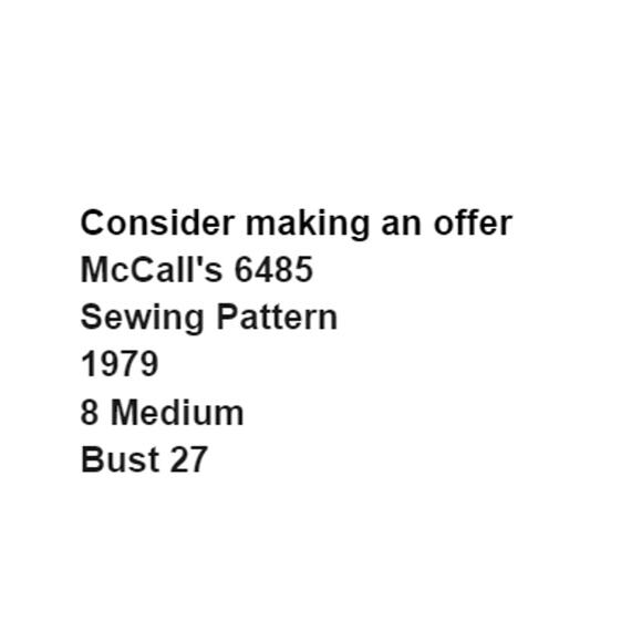 McCalls 6485 Pattern Nightgown Girls 8 Medium Vintage Modest Cozy Timeless - Picture 3 of 6